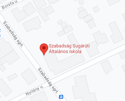 Az iskola a Google térképén